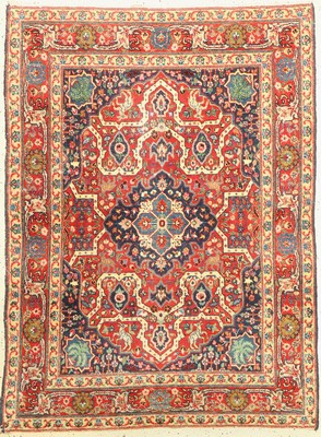 Täbriz antik, Persien, um 1910/1920, Wolle auf Baumwolle, ca. 187 x 140 cm, EHZ: 3-4