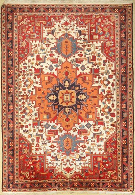 Azeri Sumakh, Persien, ca. 50 Jahre, Wolle auf Baumwolle, ca. 290 x 206 cm, EHZ: 2, (leicht wellig)