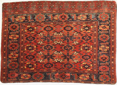 Beschir Djowal fragment, Turkmenistan, 19.Jhd, Wolle auf Wolle, ca. 131 x 95 cm, EHZ:4
