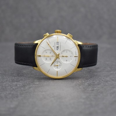 JUNGHANS Chronoscope auf 1500 Stück limitierte Herrenarmbanduhr mit Chronograph, Deutschland um 2010, Automatik, verg. Edelstahlgeh. beids. vergl., ...