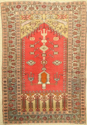 Ladik antik, Türkei, um 1910, Wolle auf Baumwolle, ca. 190 x 132 cm, EHZ: 3-4