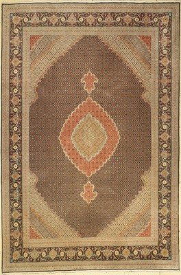 Täbriz fein(50 Raj), Persien, ca. 60 Jahre,Korkwolle mit Seide, ca. 302 x 203 cm, EHZ: 2