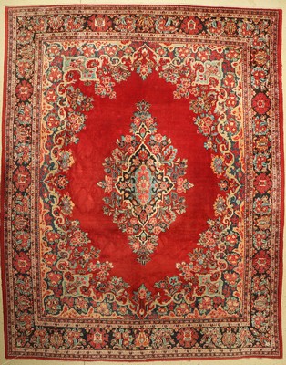Sarogh Mahal alt, Persien, um 1950, Wolle auf Baumwolle, ca. 430 x 340 cm, EHZ: 2-3
