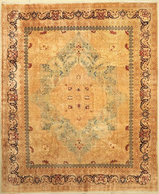 Täbriz Tabatabai fein, Persien, ca. 60 Jahre, Korkwolle, ca. 291 x 243 cm, EHZ: 2