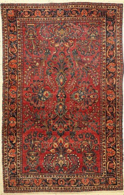 Us Re-Import Sarogh antik, Persien, um 1920, Wolle auf Baumwolle, ca. 197 x 125 cm, EHZ: 4