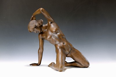 Arno Breker,1900-1991, Bronzeskulptur, "Grazie", sign., num. 5/21, ca. 44x40x35 cm