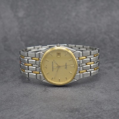 Jaeger-LeCoultre Albatros Herrenarmbanduhr in Stahl/Gold, Automatik, 4-fach verschr. Geh., Ref. 145200.5, integr. Stahl/Gold Gliederband, gold. ...