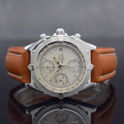 BREITLING Chronomat seltener Armbandchronograph in WG 750/000 Referenz J13047X, Schweiz lt. orig. Zertifikat 1991, Automatik, schweres Geh. inkl. ...