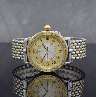 LONGINES Stundenwinkeluhr nach Charles A. Lindbergh sog. Hour Angle Watch, Schweiz um 1994, Automatik, Ref. 628.5240, Geh. m. Scharnierboden in ...