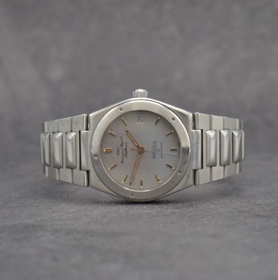 IWC Herrenarmbanduhr Modell Ingenieur Automatik SL Referenz 3506.1, Schweiz um 1990, Edelstahlgeh. inkl. Gliederband m. Faltschl., Boden, Lünette & ...