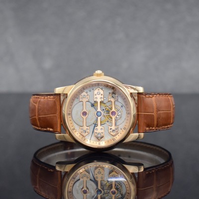 GIRARD PERREGAUX hochfeines & extrem seltenes 3-Brücken Tourbillon Nr. 53 in RG 750/000 Referenz 9900 im nahezu neuwertigem Zustand, Handaufzug, ...