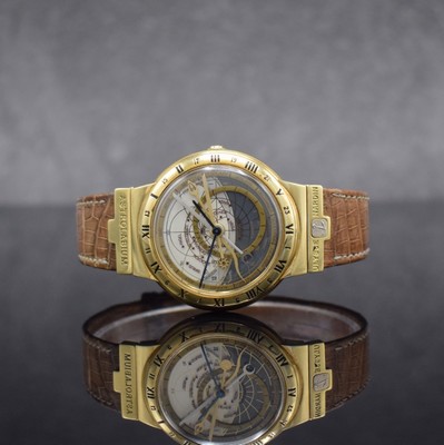 ULYSSE NARDIN feine & seltene, astronomische Herrenarmbanduhr Astrolabium Galileo Galilei in GG 750/000, Schweiz um 1992, Automatik, Ref. 911-22, ...