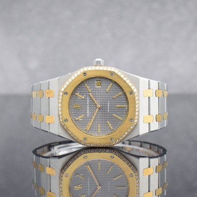 AUDEMARS PIGUET seltene Herrenarmbanduhr "JUMBO" Royal Oak B-Serie in Edelstahl/Gold, Automatik, Schweiz um 1981, Design von Gerald Genta, ...