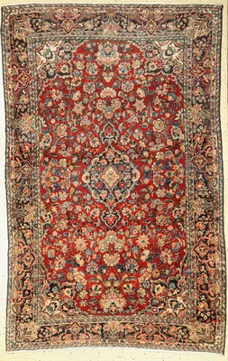 Us Re-Import Sarogh antik, Persien, um 1910, Wolle auf Baumwolle, ca. 207 x 130 cm, EHZ: 3