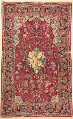 Keschan Kork, Persien, um 1940, Korkwolle, ca. 213 x 133 cm, EHZ: 2