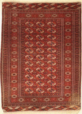 Tekke Buchara antik, Turkmenistan, um 1910,Wolle auf Wolle, ca. 186 x 134 cm, EHZ: 3