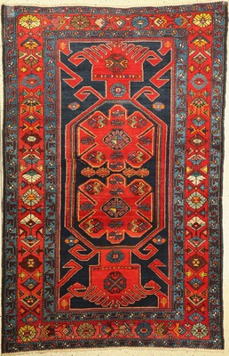 Armenische Kazak alt, Kaukasus, um 1910, Wolle auf Wolle, ca. 230 x 148 cm, EHZ: 2-3