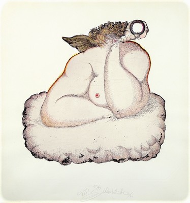 Ali (Albert) Schindehütte, geb. 1939 Kassel,2 Lithographien von 1970/71, beide handsign. und dat., num. 48/99 bzw. 15/99, je ca. 44x42cm, u.Gl., R. ...