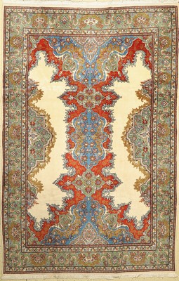Sarogh alt, Persien, ca. 60 Jahre, Wolle auf Baumwolle, ca. 305 x 202 cm, EHZ: 2-3 (Fleckig,alte Restaurierungen)