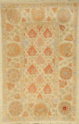Buchara Susani, Turkmenistan, ca. 60 Jahre,Wollstickerei, ca. 150 x 98 cm, EHZ: 2