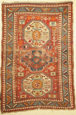 Lori Pampak antik, Kaukasus, Ende 19 Jhd, Wolle auf Wolle, ca. 210 x 144 cm, EHZ: 5