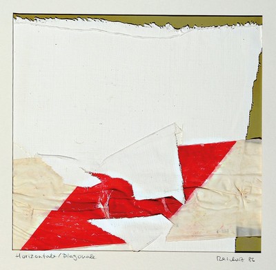 Elisabeth Reichert, 1940-1912, Konvolut aus 4 Collagen, je sign. und dat., je unter PP, gesamt je ca. 42x35 cm