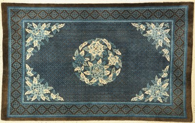 Pao Tow antik, China, um 1910, Wolle auf Baumwolle,ca. 200 x 125 cm,Sehr guter Zustand