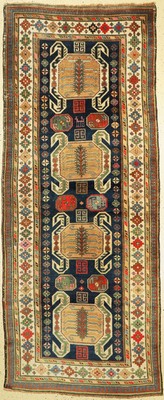 Lenkoran antik, Kaukasus, um 1900, Wolle auf Wolle, ca. 317 x 130 cm, EHZ: 2-3