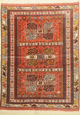 Ghochan, Persien, ca. 50 Jahre, Wolle auf Wolle, ca. 170 x 125 cm, guter Zustand