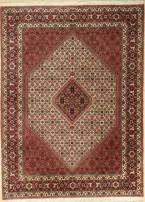 Bidjar alt, Persien, ca. 50 Jahre, Wolle auf Baumwolle, ca. 228 x 170 cm,guter Zustand