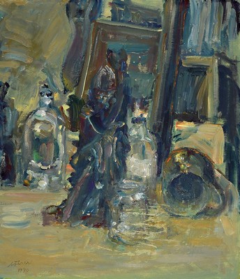 Albert Feser, 1901 - 1993 Hamburg, Studium an der Landeskunstschule Hamburg, seit 1949 schloss er sich mit den Malern Fritz Düsiong, Aldolf Wriggs ...