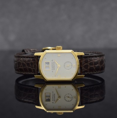 A. LANGE & SÖHNE Arkade seltene Damenarmbanduhr in GG 750/000 Ref. 103.021, Deutschland um 2000, Handaufzug, beids. vergl. Geh., Boden 4-fach ...