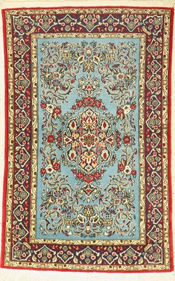 Ghom alt, Persien, ca. 50 Jahre, Wolle auf Baumwolle, ca. 156 x 98 cm, gute Zustand