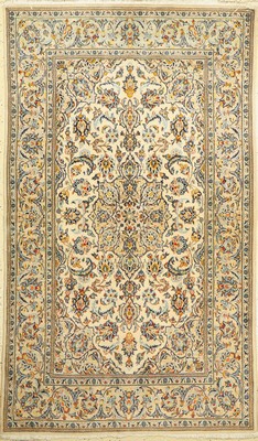 Keschan, Persien, ca. 50 Jahre, Wolle auf Baumwolle,ca.211 x 126 cm,leichter Mottenfraß