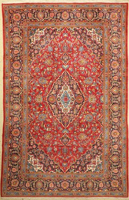 Keschan, Persien, ca. 50 Jahre, Wolle auf Baumwolle, ca. 312 x 204 cm, gute Zustand