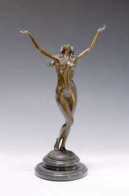 Raymondo, Bildhauer des 20.Jh., stehende weibliche Akt, sign., ca. 36x22 cm