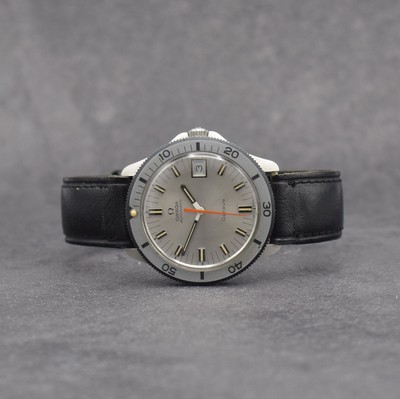 OMEGA Geneve seltene nahezu neuwertige Herrensportuhr in Stahl, Schweiz um 1969, Automatik, Ref. 166.054, verschr. Boden noch m. Schutzlack, ...