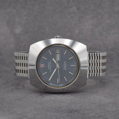 OMEGA Chronometer Megasonic 720 Hz sehr seltene Herrenarmbanduhr in Stahl / Hartmetall, Schweiz um 1973, Stimmgabelschwinger, Ref. 198.0055, massives ...