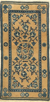 Pao Tow,antik China, um 1920, Wolle auf Baumwolle, ca. 134 x 68 cm, guter Zustand, alte Restaurierungen