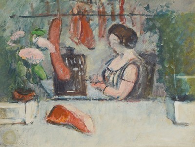 Ludwig Bock, 1886 München - 1971 ebenda, Studium an der Akademie München bei Heinrich Knirr sowie in Haimhausen und Wörth bei Heinrich von Zügel, ...