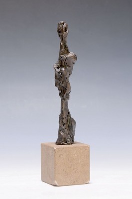 Bronzeskulptur ARA-Kunst, 2. Hälfte 20. Jh., mit Gießerstempel, H. ca. 28 cm, Steinsockel l. best.