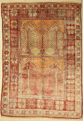 Ladik alt, Türkei, um 1950, Wolle auf Wolle, ca. 205 x 143 cm, guter Zustand, verblasst