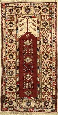 Melas alt, Türkei, um 1950, Wolle auf Wolle, ca. 235 x 120 cm, Leichte Gebrauchsspuren