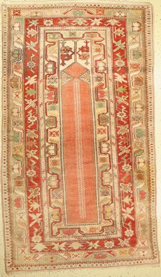 Melas alt, Türkei, um 1940, Wolle auf Wolle, ca. 225 x 130 cm, gleichmäßig dünn