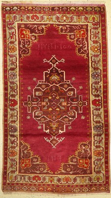 Avanos alt(datiert 1917), Türkei, Wolle auf Wolle, ca. 217 x 120 cm, guter Zustand, (kleines Loch)