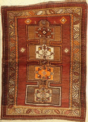 Kars alt, Türkei, um 1940, Wolle auf Wolle,ca. 190 x 140 cm, guter Zustand