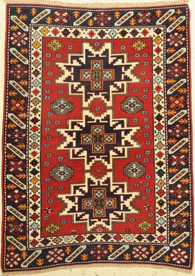 Konya alt, Türkei, ca. 60 Jahre, Wolle auf Wolle, ca. 150 x 108 cm, Leichte Gebrauchsspuren