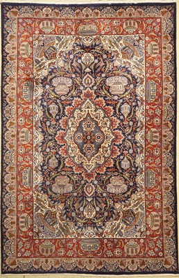 Kaschmar alt, Persien, ca. 50 Jahre, Wolle auf Baumwolle, ca. 306 x 198 cm, leichter Mottenfraß