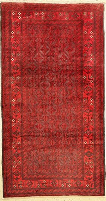 Belutsch, Persien, ca. 60 Jahre, Wolle auf Wolle, ca. 225 x 120 cm, Leichte Gebrauchsspuren