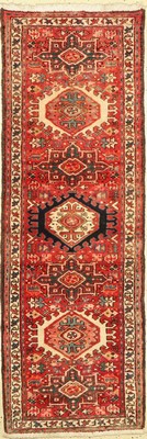 Garadjeh alt, Persien, um 1960, Wolle auf Baumwolle, ca. 185 x 64 cm, guter Zustand